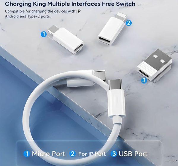 Usb Hub + Charging Cables