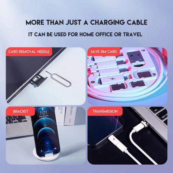 Usb Hub + Charging Cables
