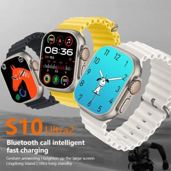 S10 Ultra 2 Smart Watch for Kids & Adults | 7 Stylish Straps | Titanium Body