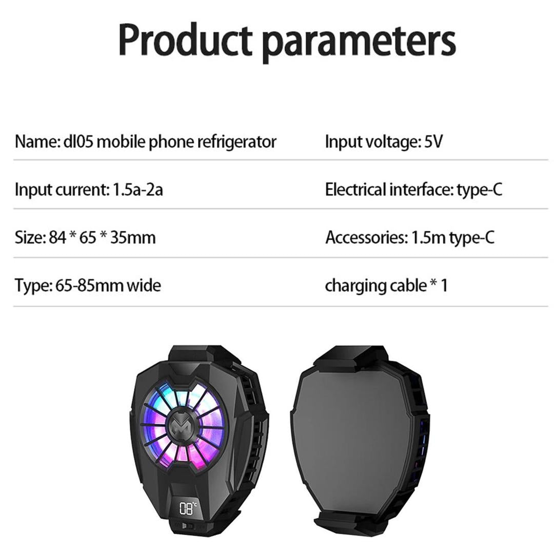 RGB Cooling fan for Mobile