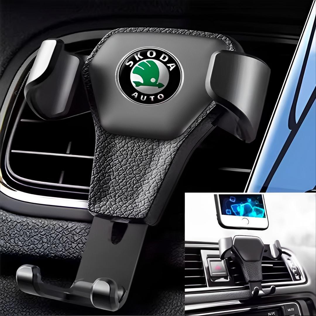 Universal Gravity Car Air Vent Phone Holder - Durable Plastic Body
