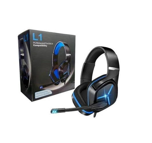 L1 Gaming Headset with Mic for PC, PS4, Xbox, Laptop – 7.1 Surround Sound, Noise Cancellation