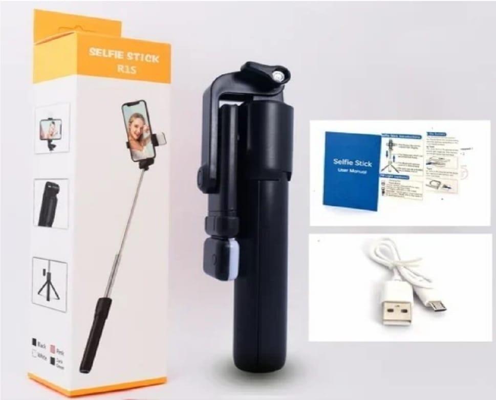 Versatile Portable 2 in 1 Selfie Stick with Bluetooth Remote - Capture Every Moment!