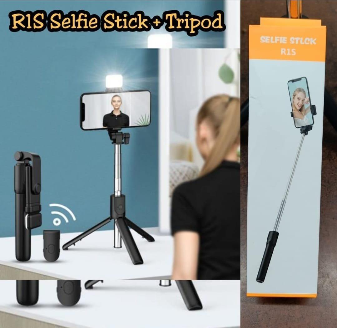 Versatile Portable 2 in 1 Selfie Stick with Bluetooth Remote - Capture Every Moment!